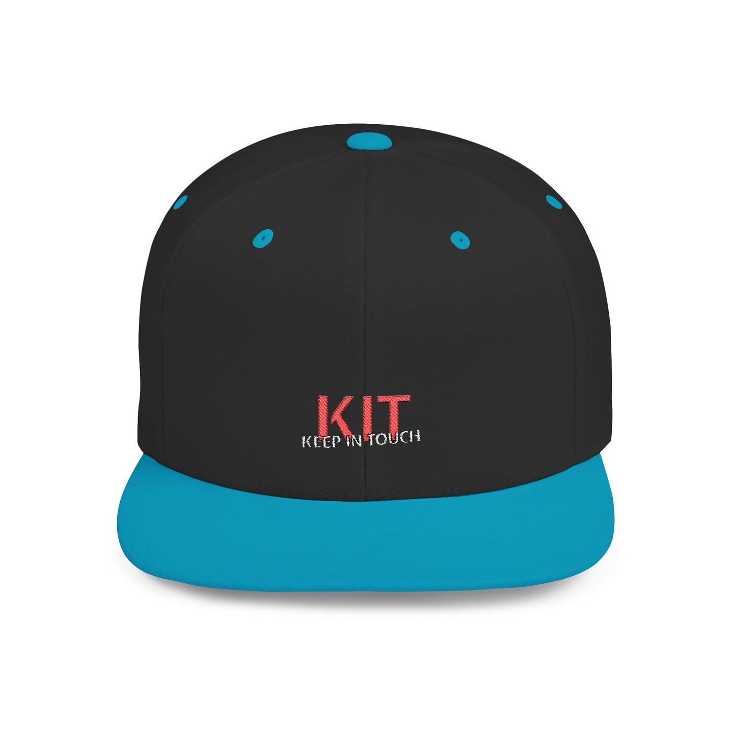 KIT Flat Bill Snapback Cap (Embroidered)