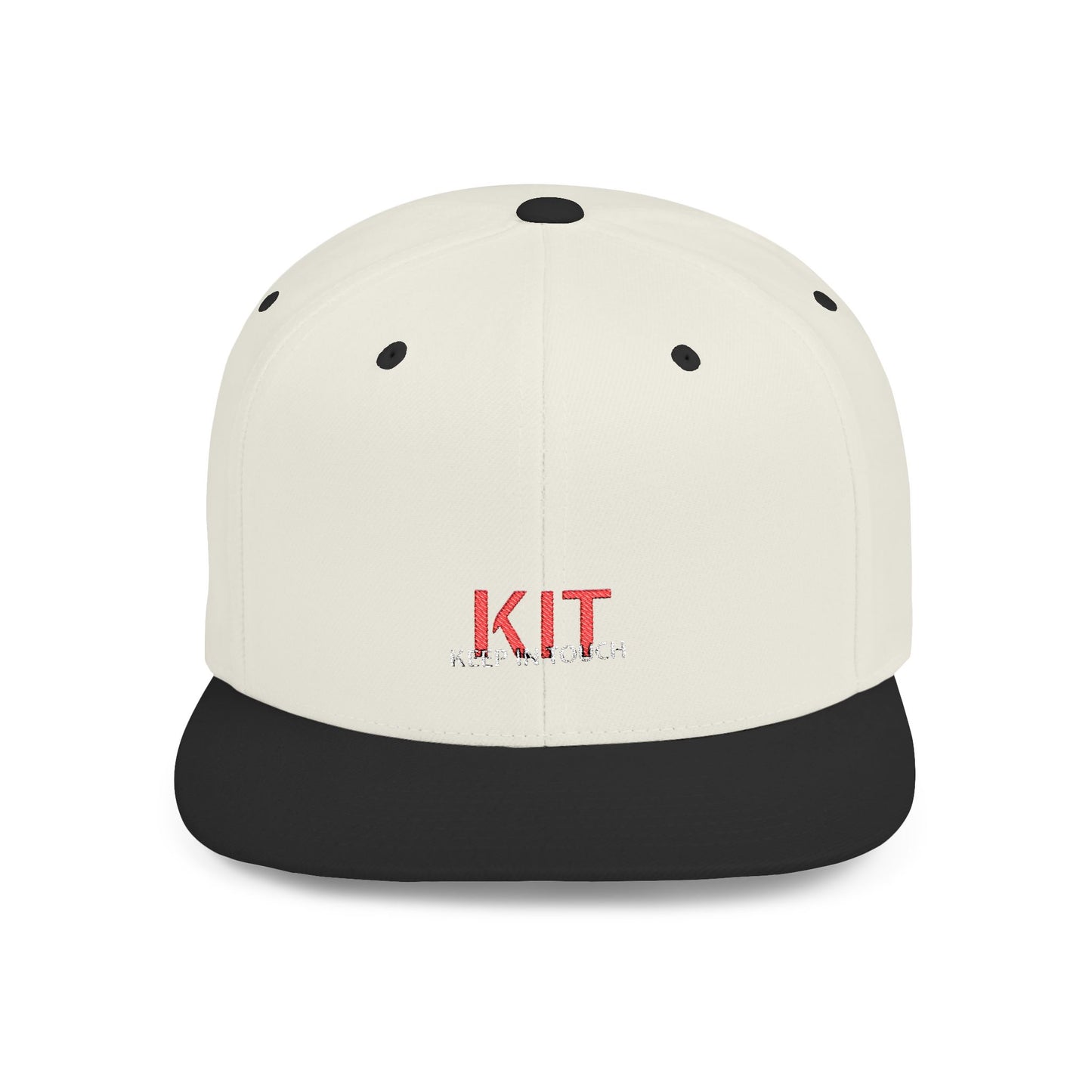 KIT Flat Bill Snapback Cap (Embroidered)