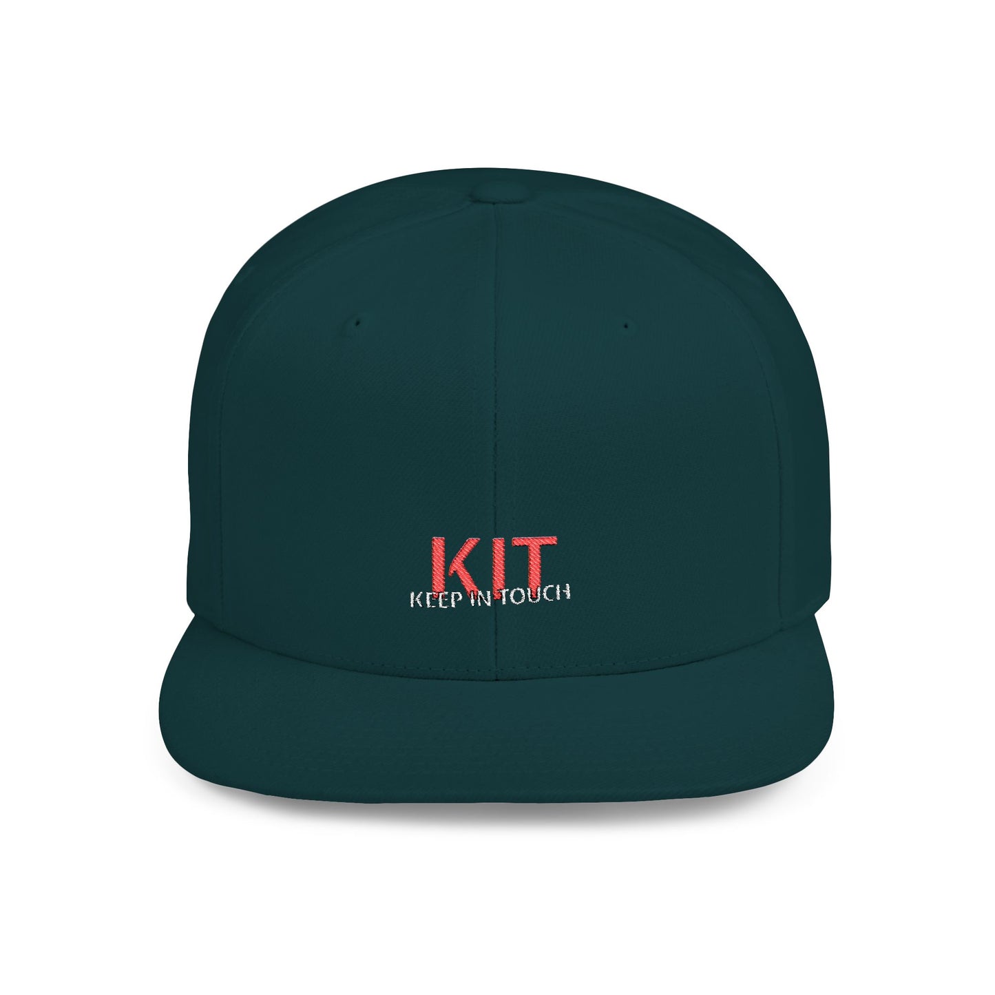 KIT Flat Bill Snapback Cap (Embroidered)