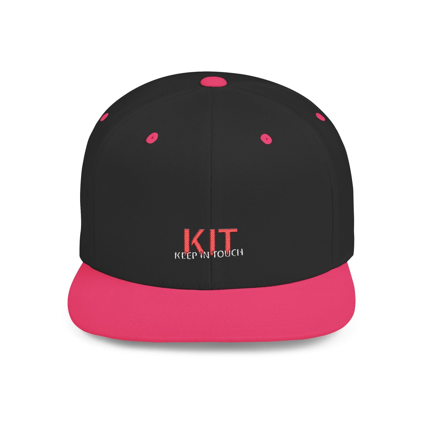 KIT Flat Bill Snapback Cap (Embroidered)