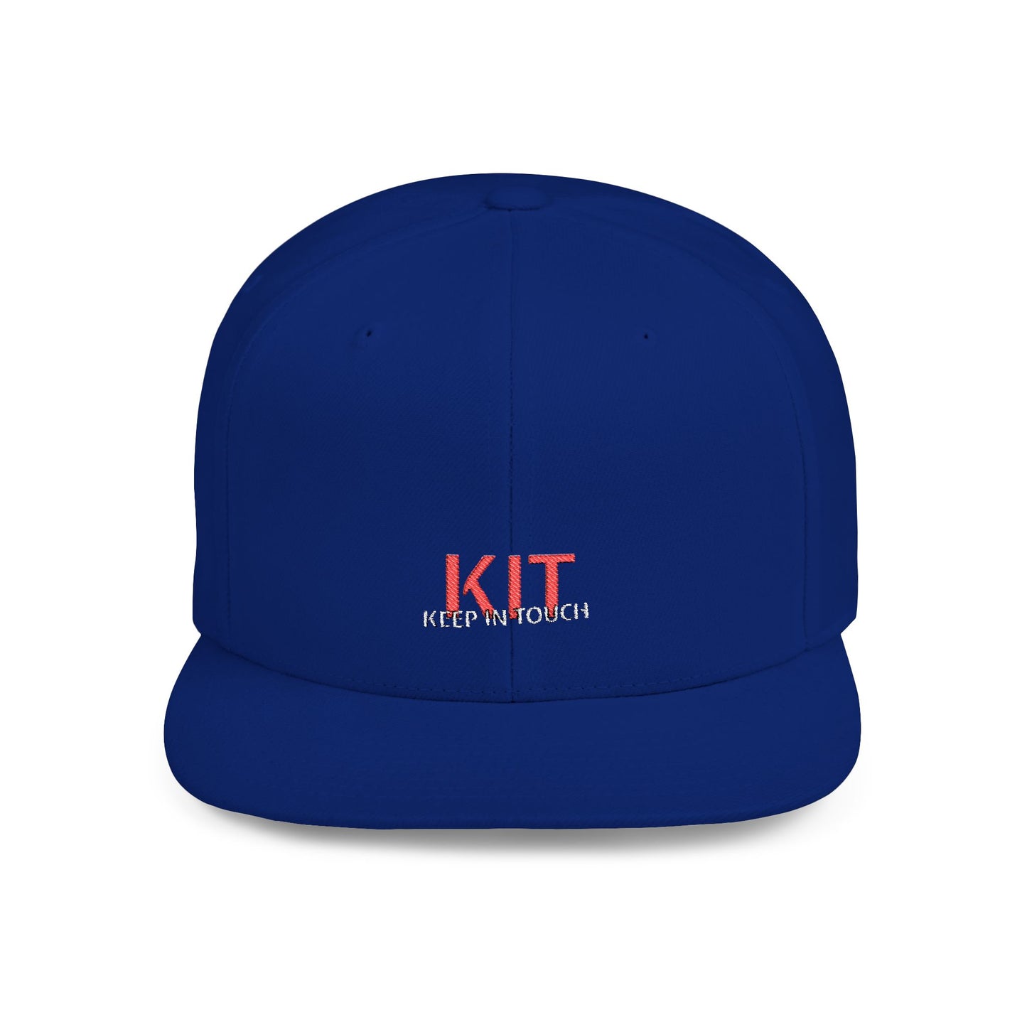 KIT Flat Bill Snapback Cap (Embroidered)