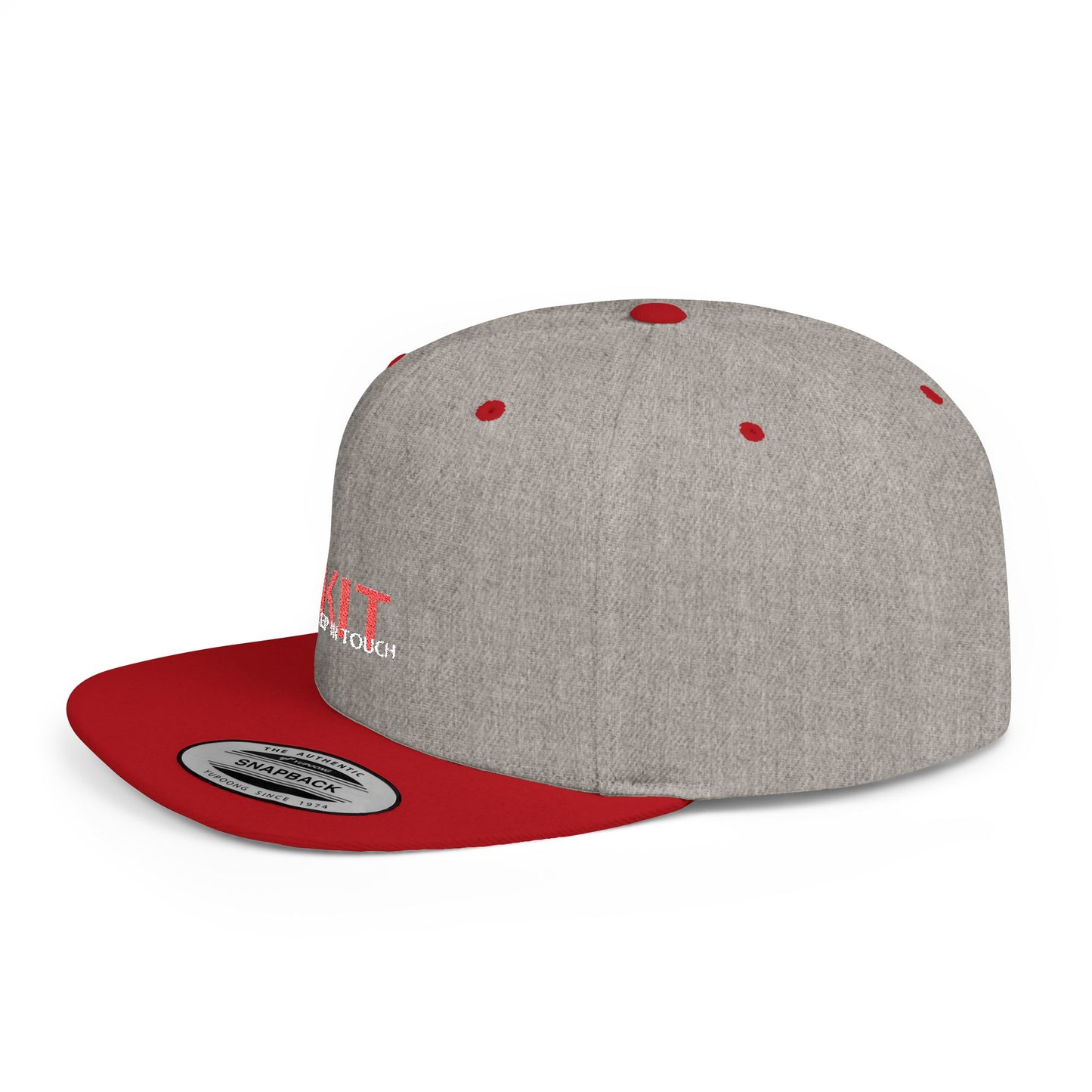KIT Flat Bill Snapback Cap (Embroidered)