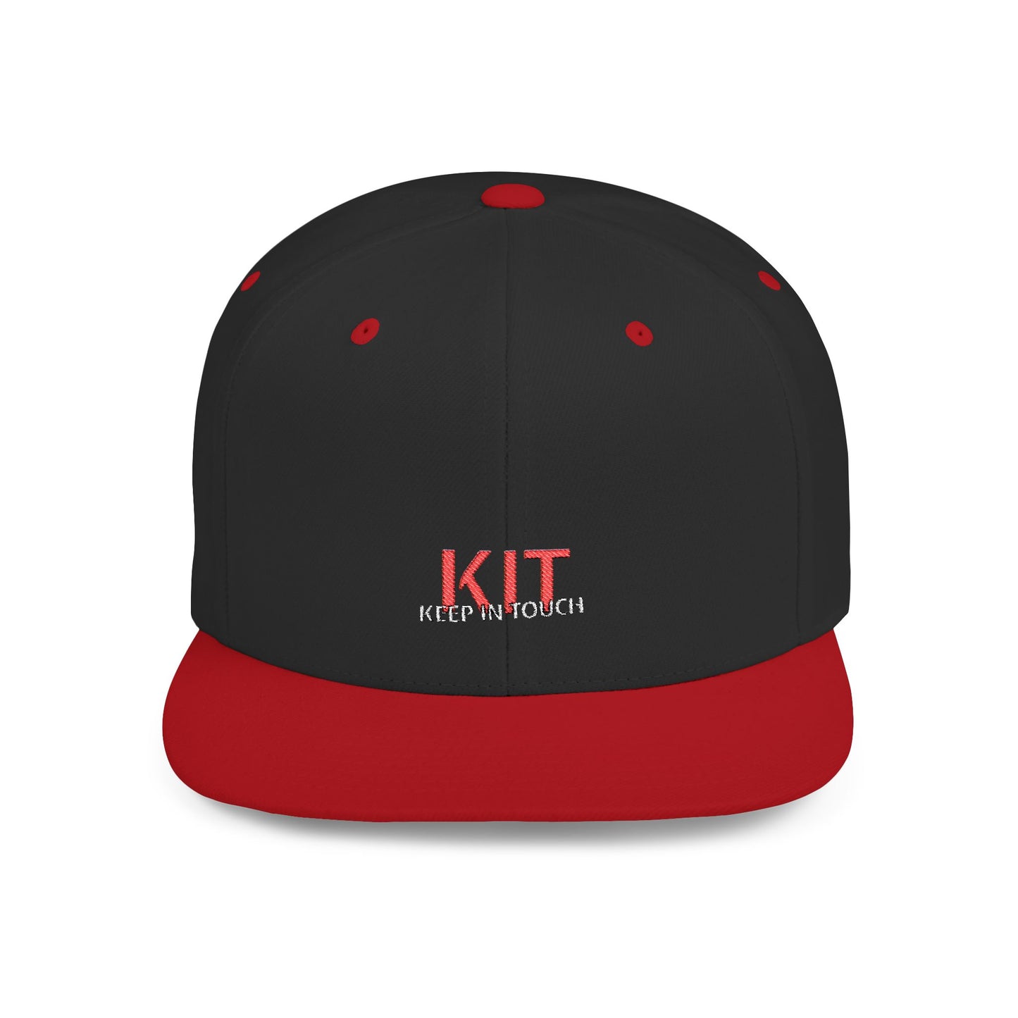 KIT Flat Bill Snapback Cap (Embroidered)