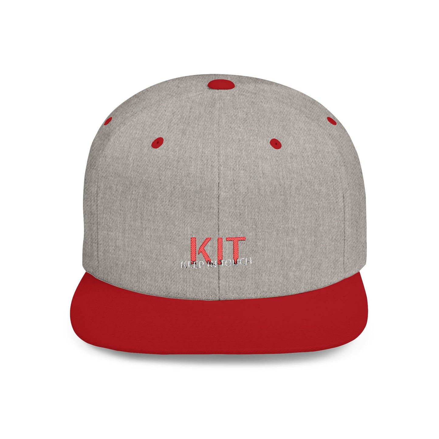KIT Flat Bill Snapback Cap (Embroidered)