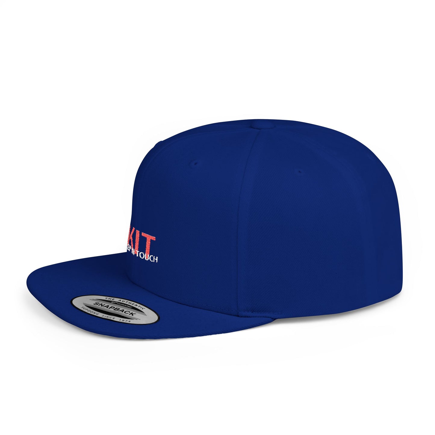 KIT Flat Bill Snapback Cap (Embroidered)