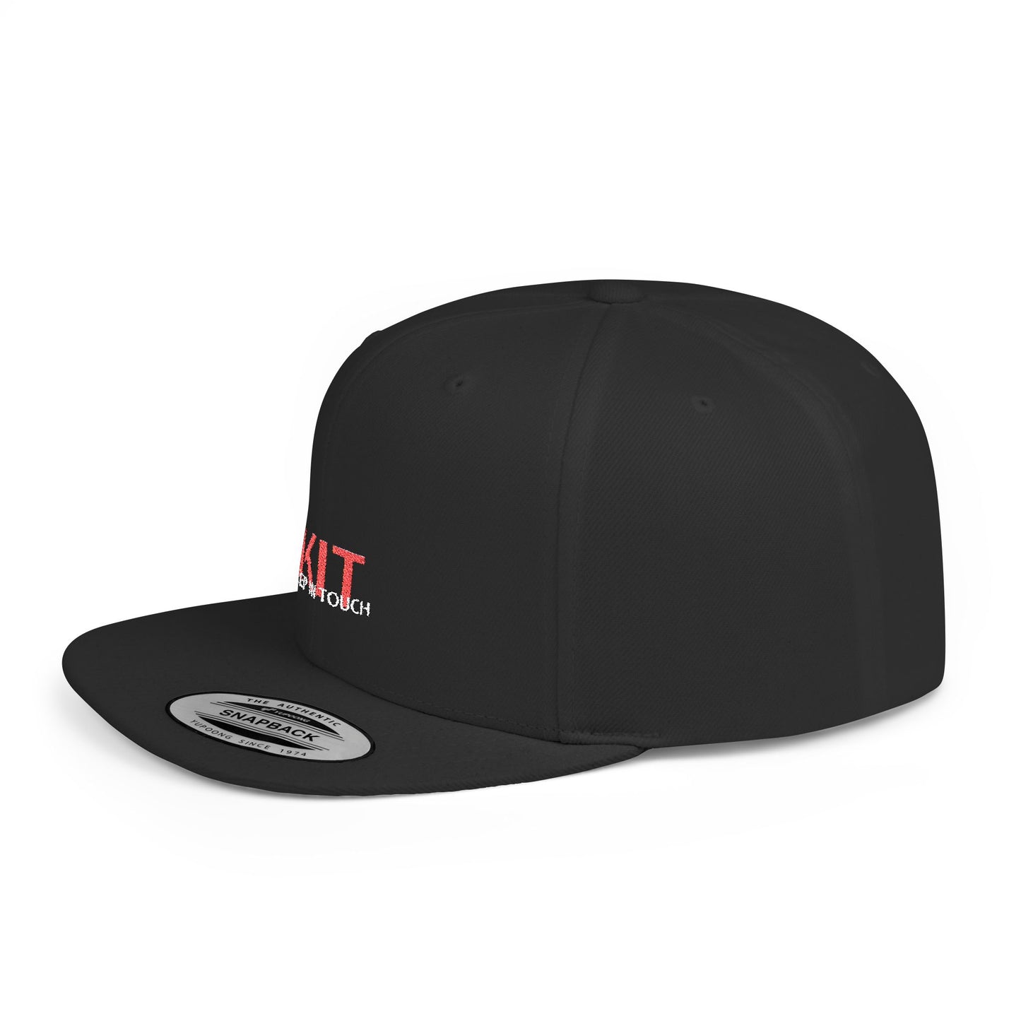 KIT Flat Bill Snapback Cap (Embroidered)