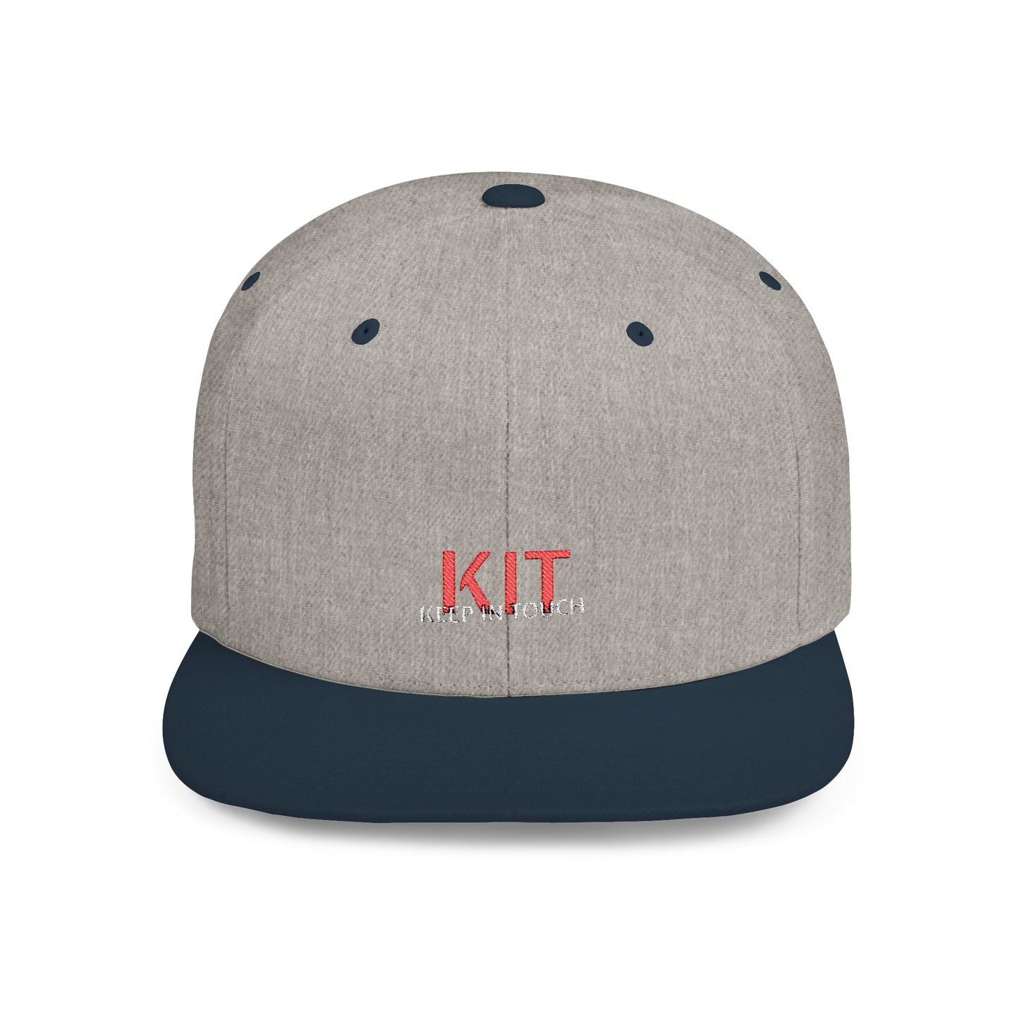 KIT Flat Bill Snapback Cap (Embroidered)