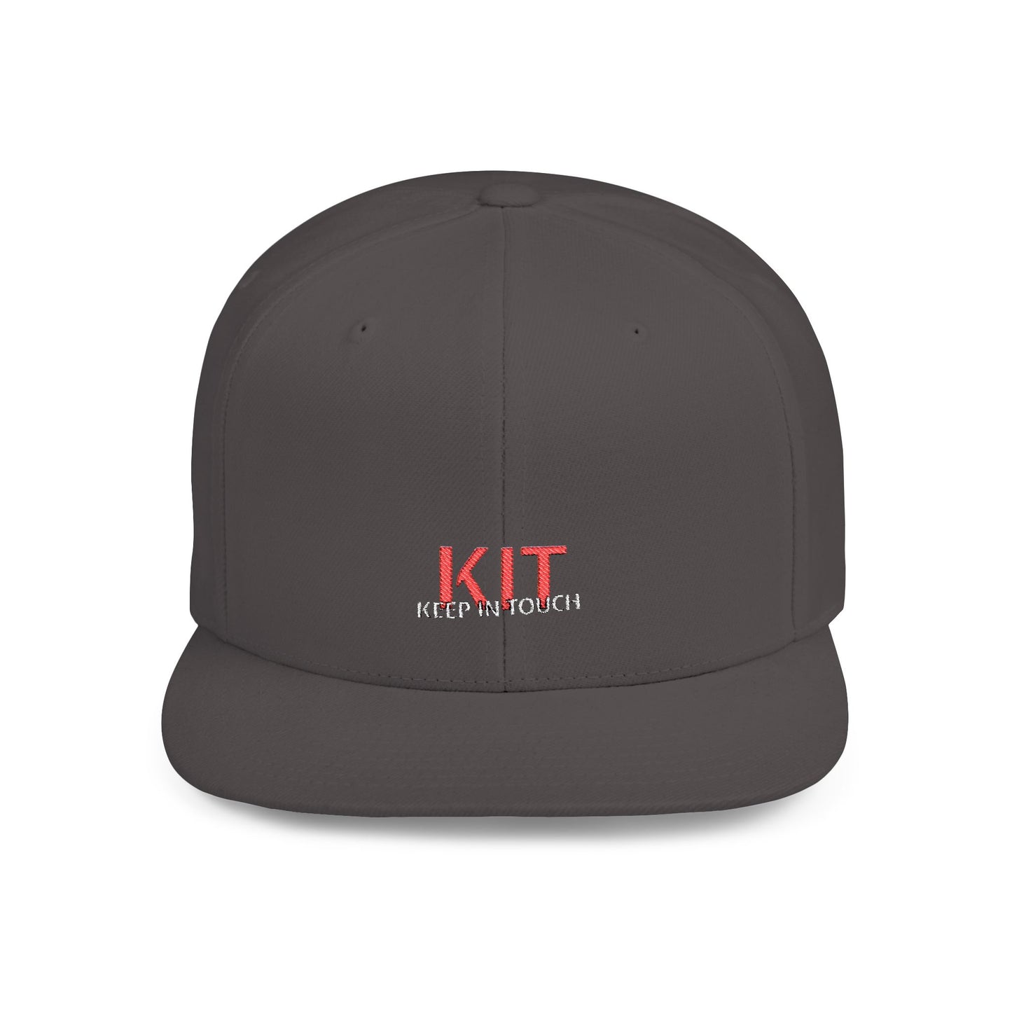 KIT Flat Bill Snapback Cap (Embroidered)
