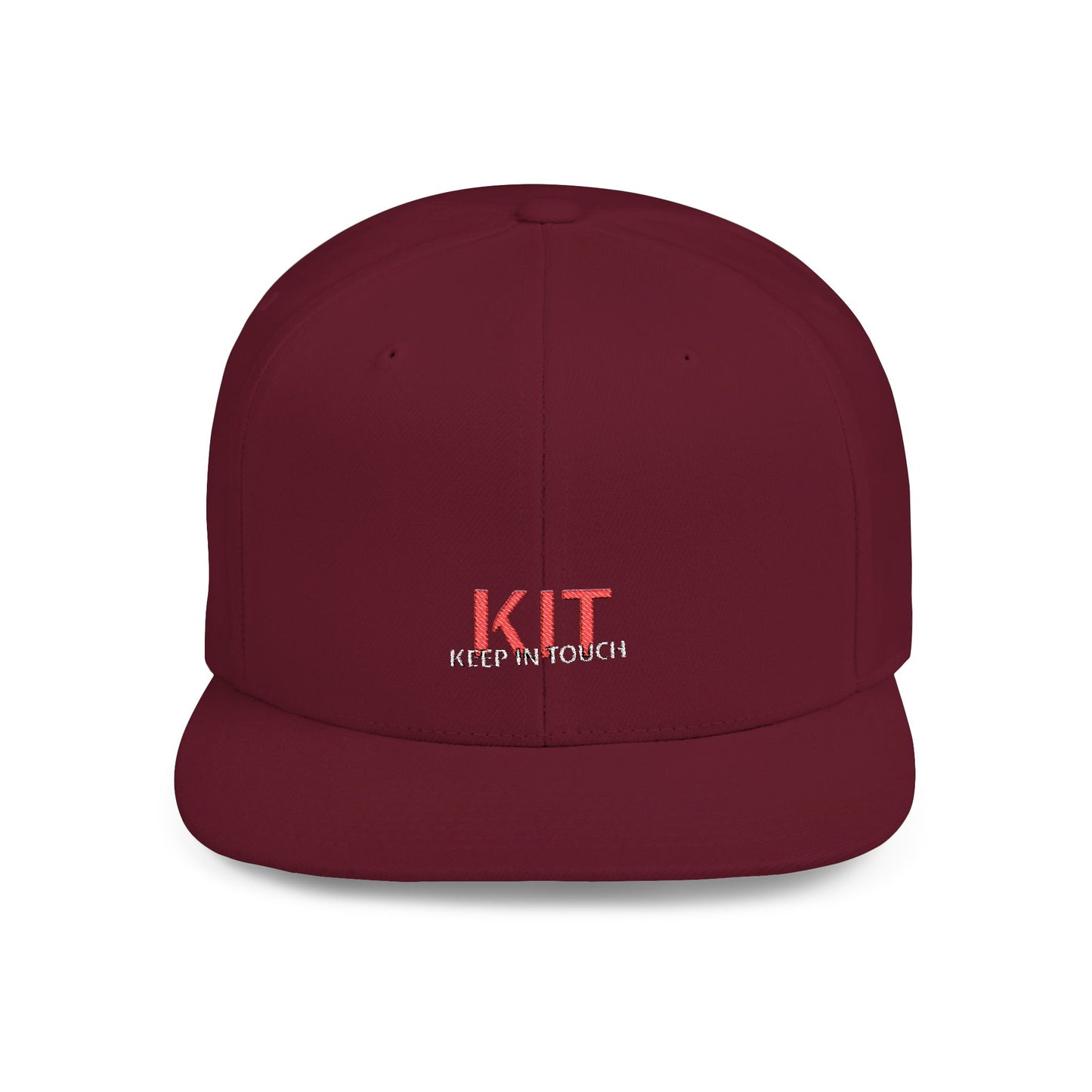 KIT Flat Bill Snapback Cap (Embroidered)
