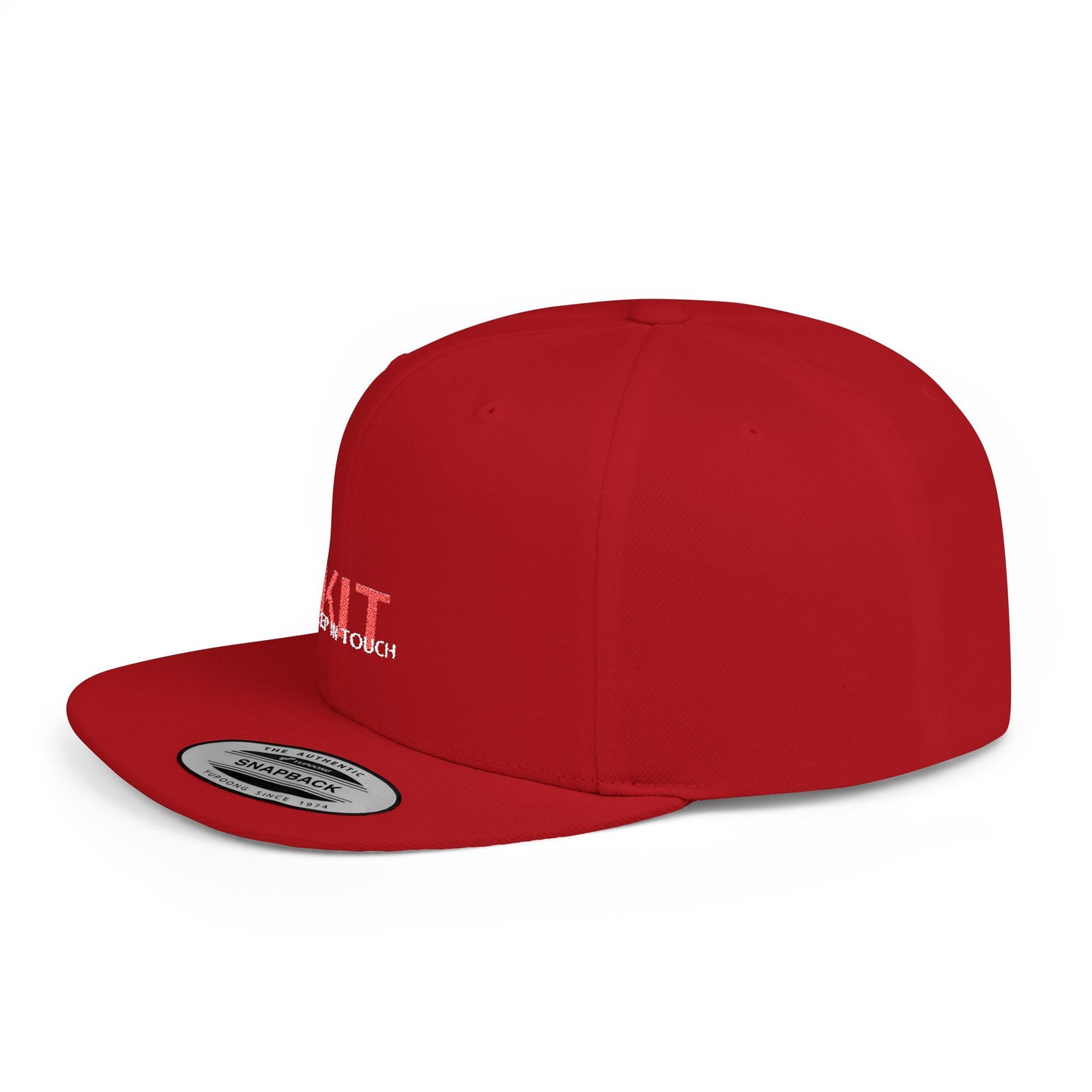 KIT Flat Bill Snapback Cap (Embroidered)