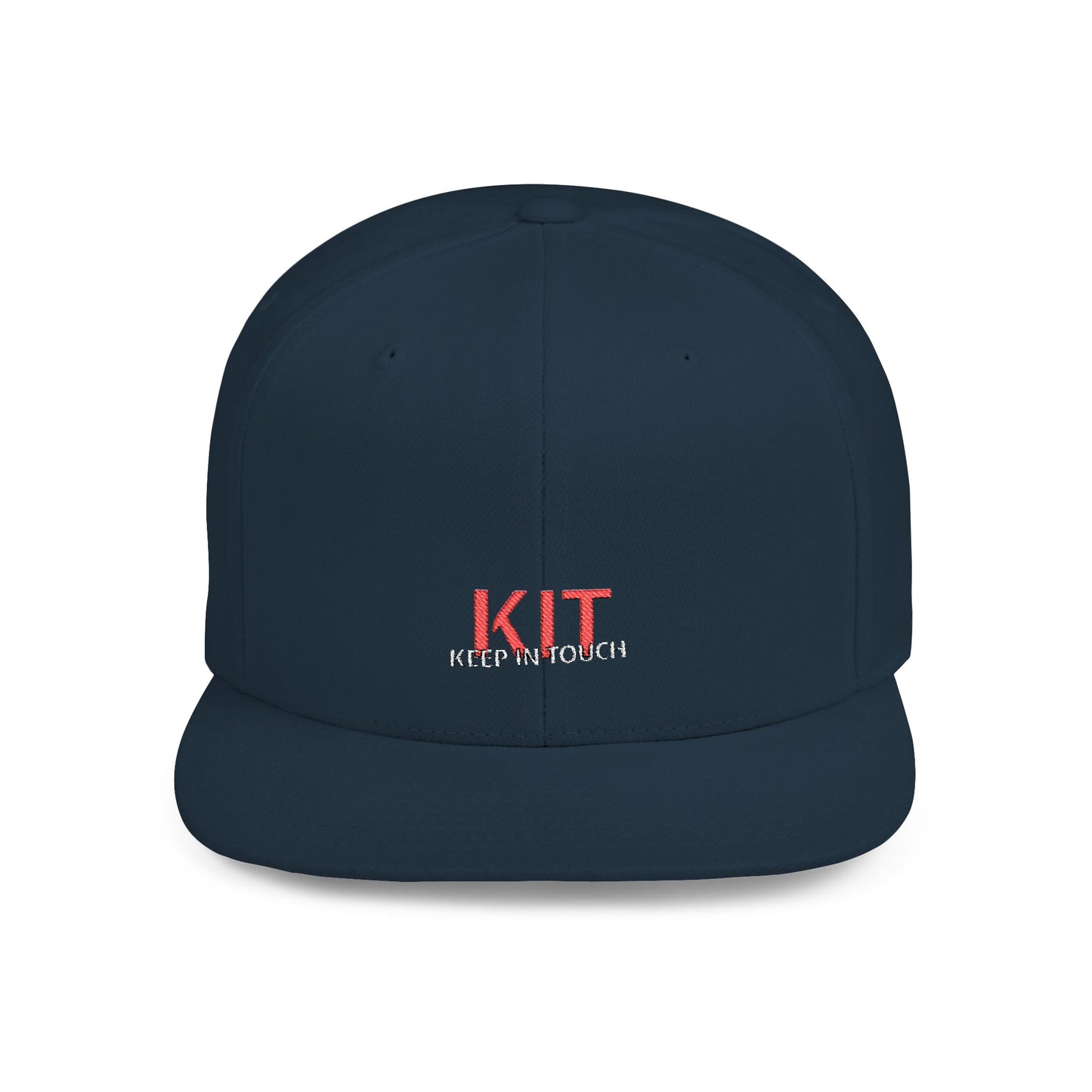 KIT Flat Bill Snapback Cap (Embroidered)
