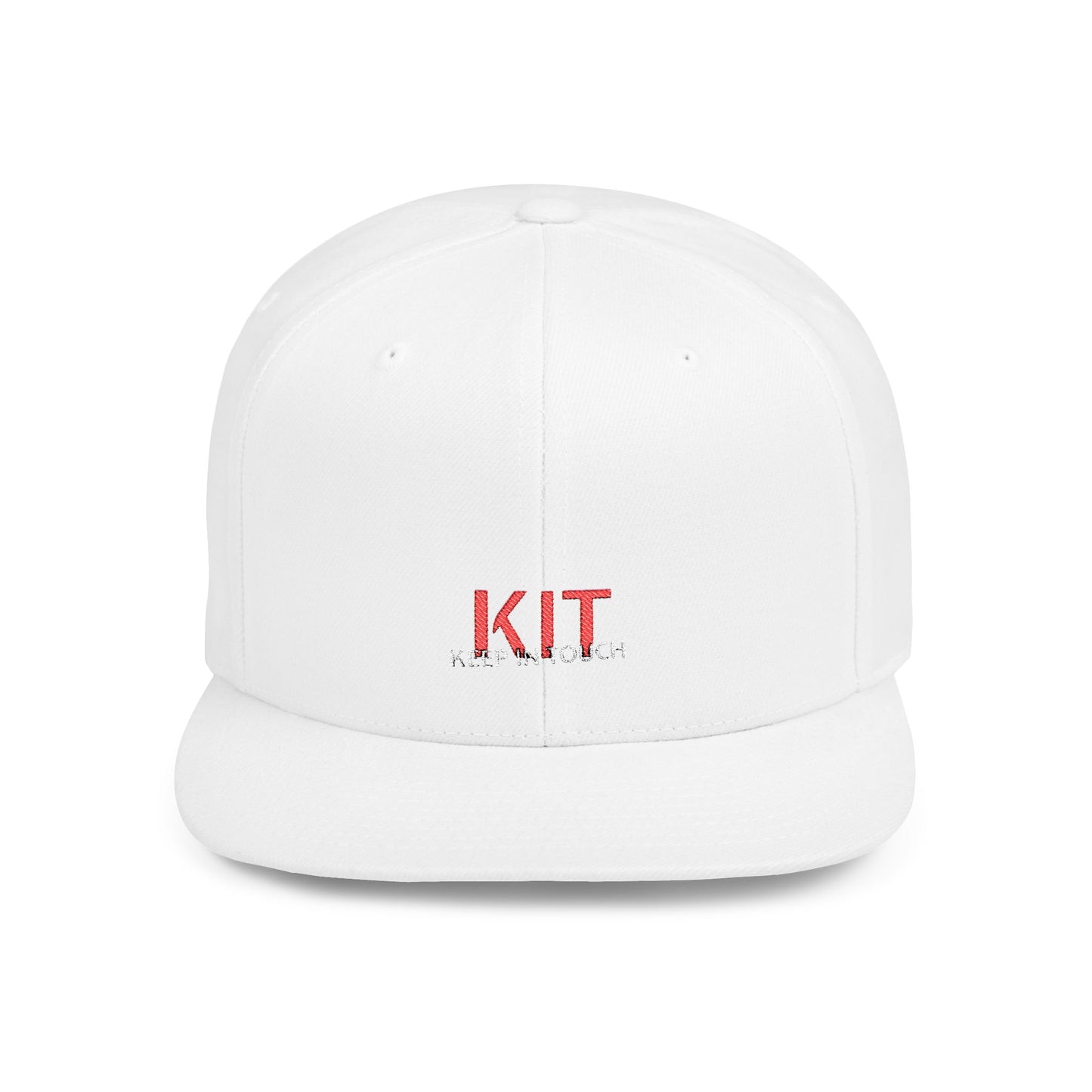 KIT Flat Bill Snapback Cap (Embroidered)
