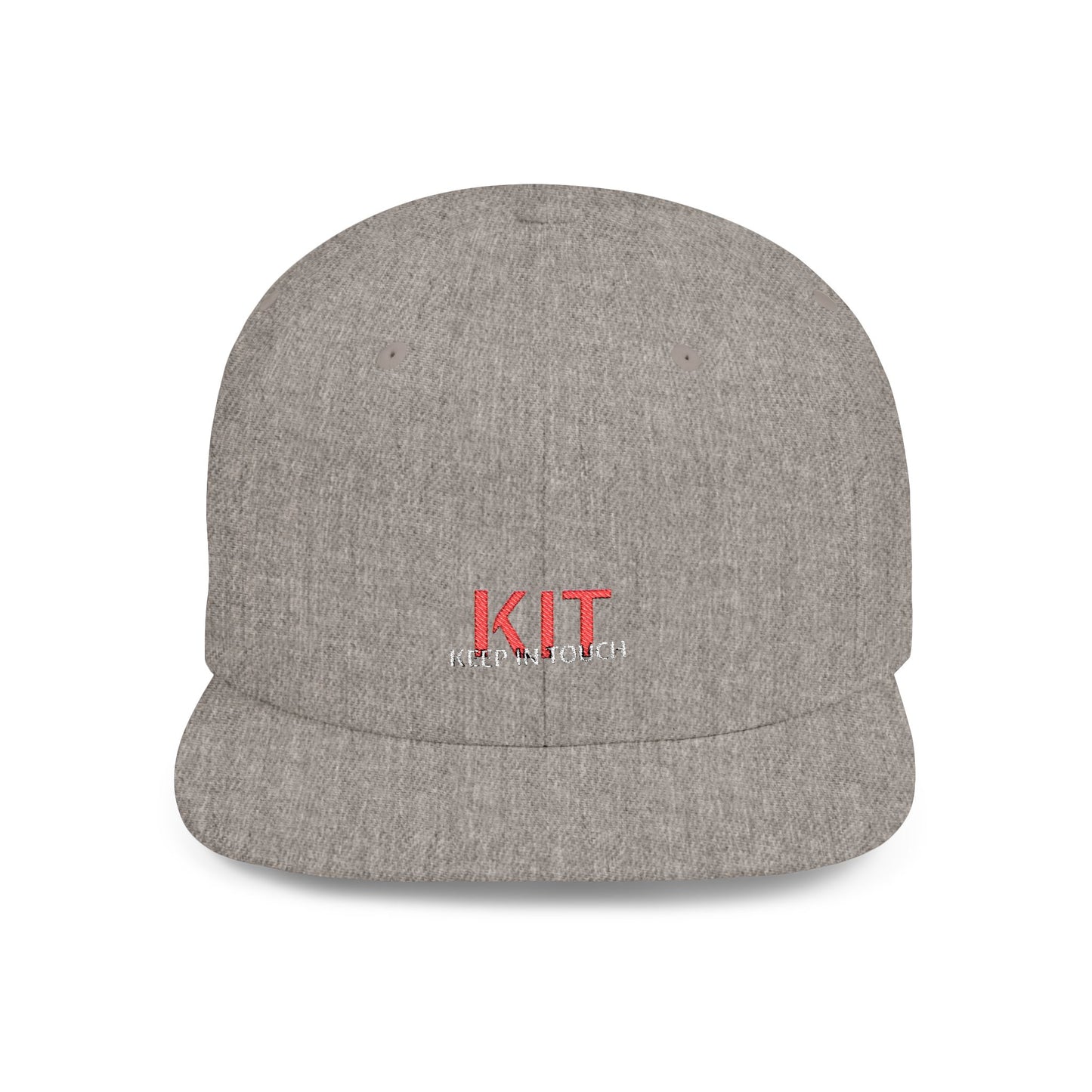 KIT Flat Bill Snapback Cap (Embroidered)