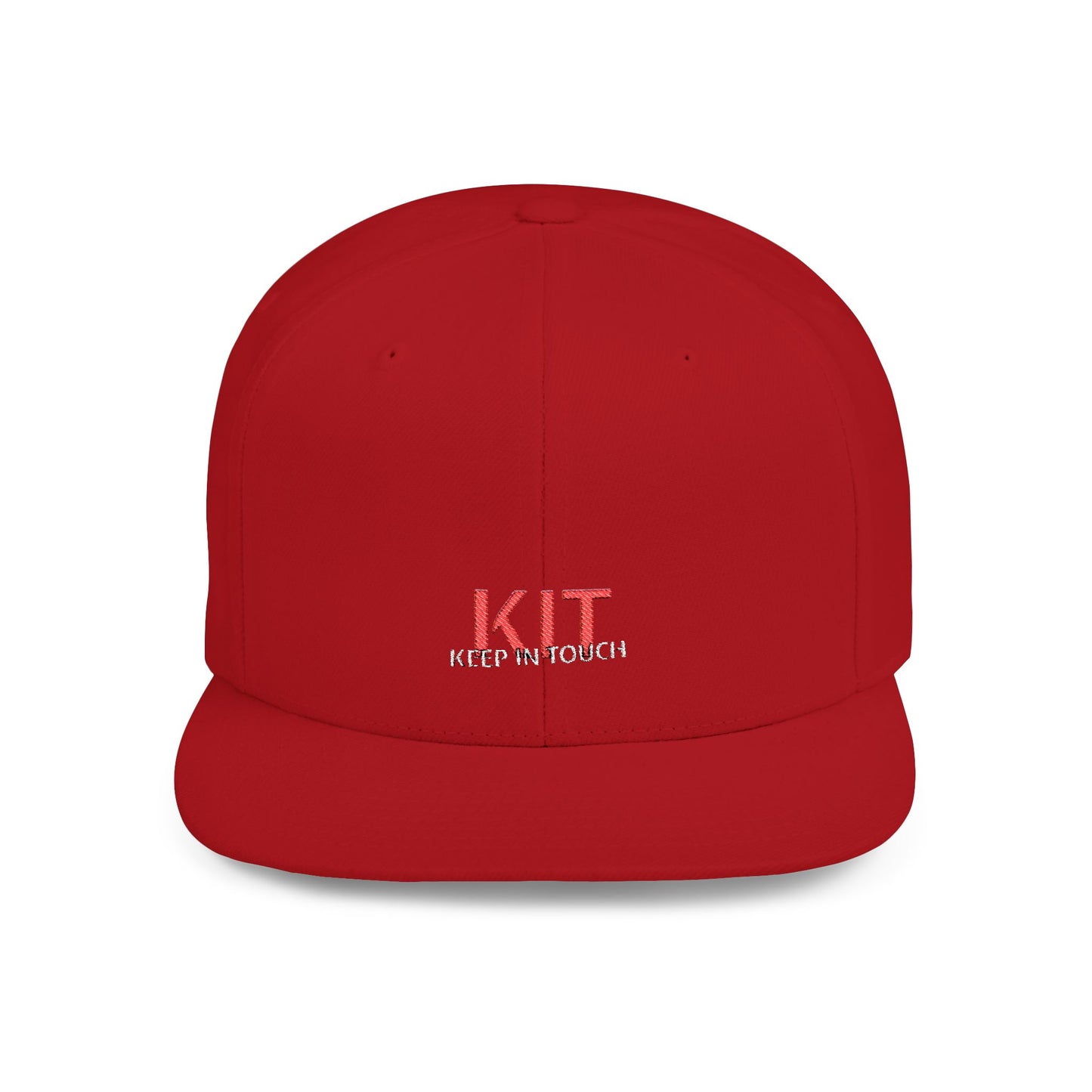 KIT Flat Bill Snapback Cap (Embroidered)