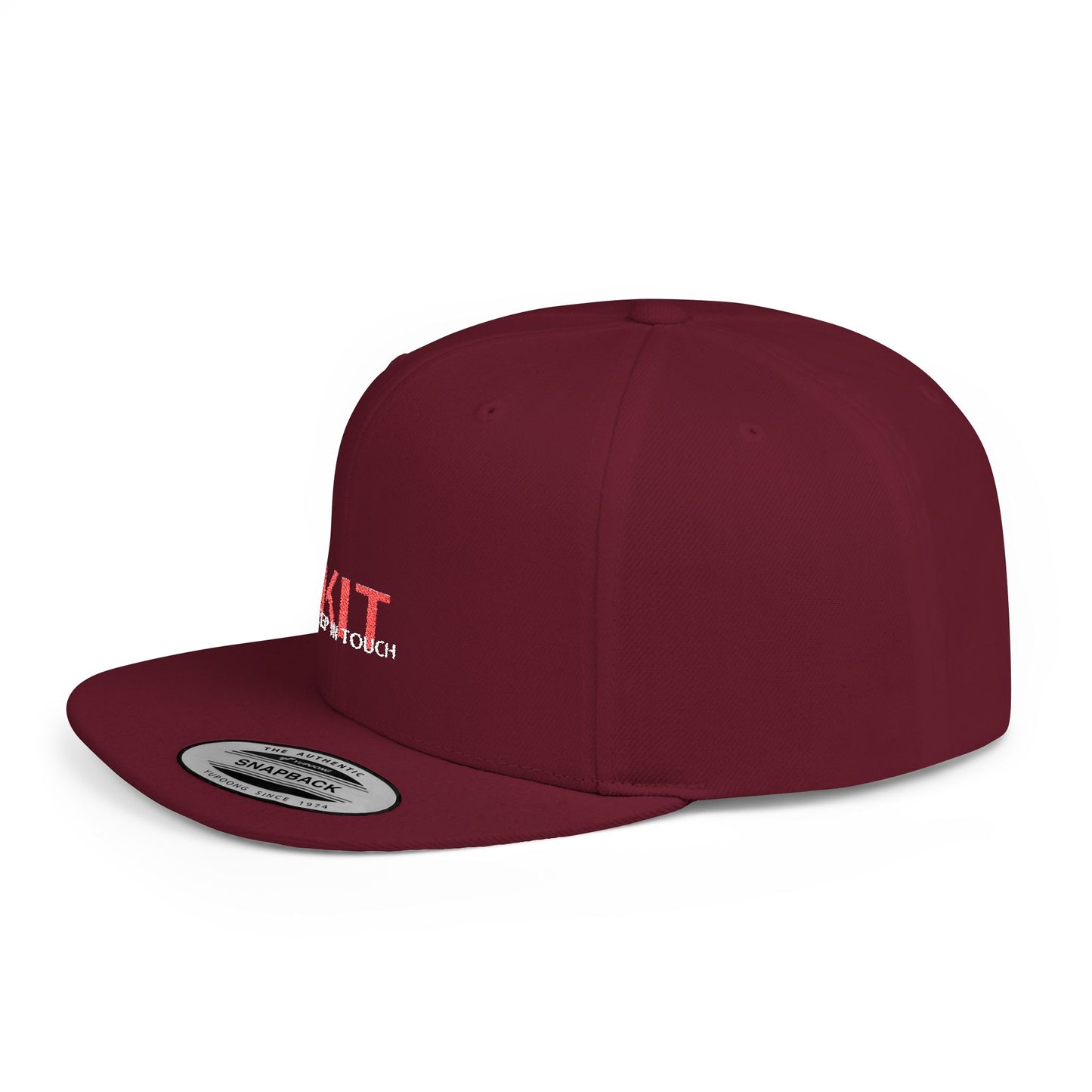 KIT Flat Bill Snapback Cap (Embroidered)