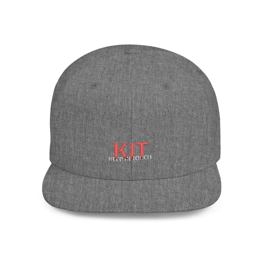 KIT Flat Bill Snapback Cap (Embroidered)