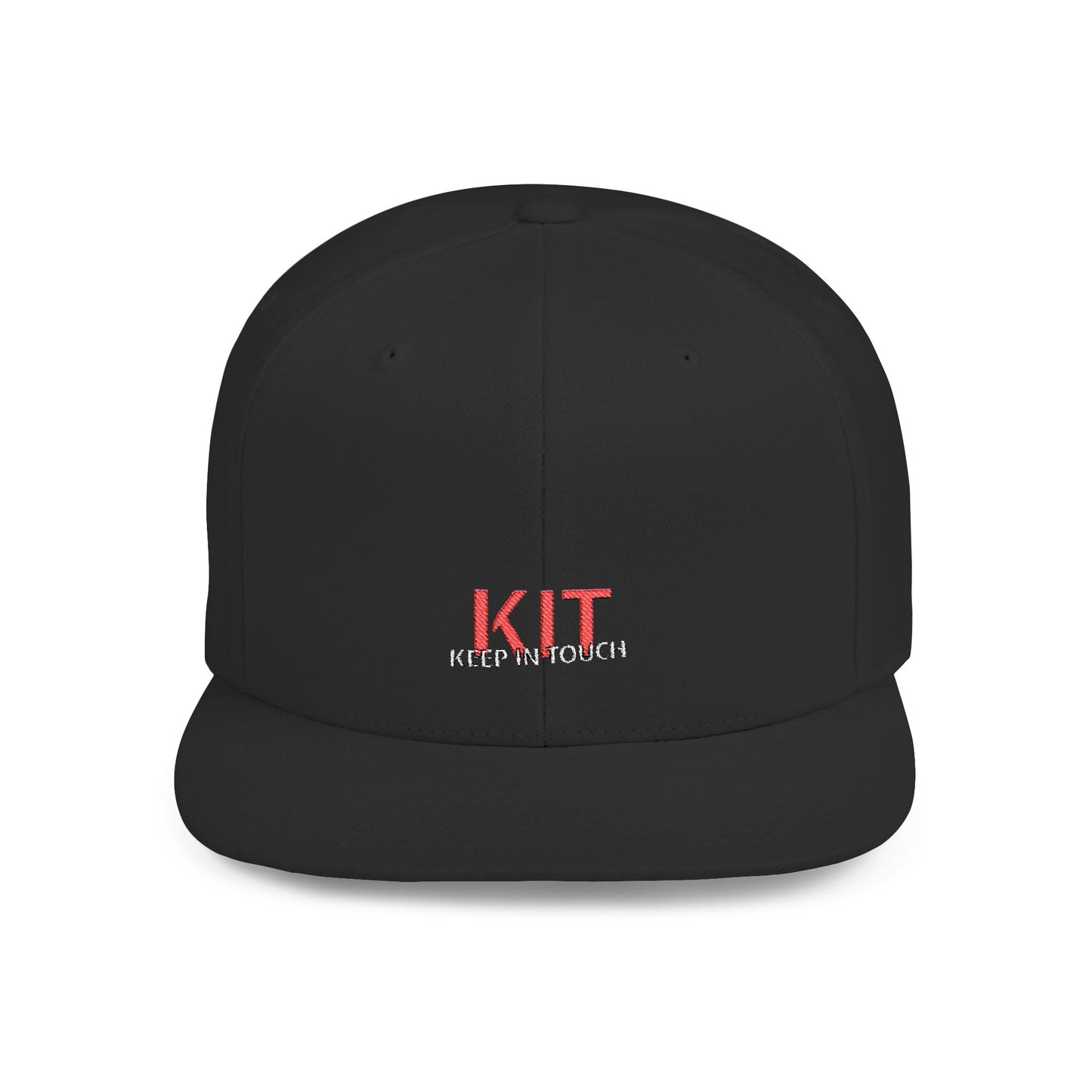 KIT Flat Bill Snapback Cap (Embroidered)